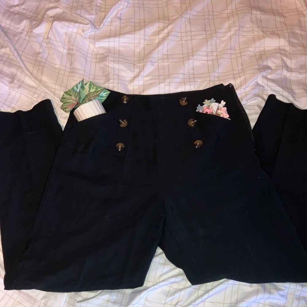 Who What Wear Black Straight Leg Pants